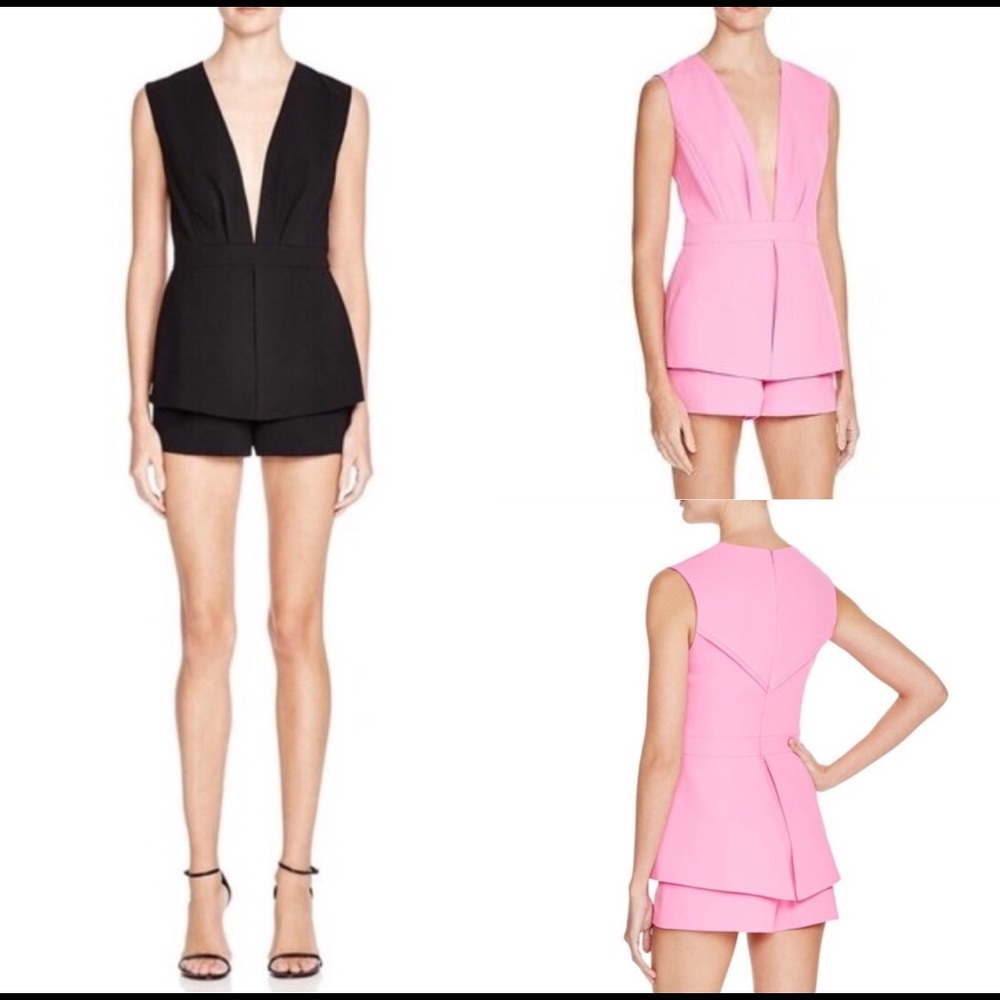 Mustard Seed Sleeveless, Deep V-Neck Romper